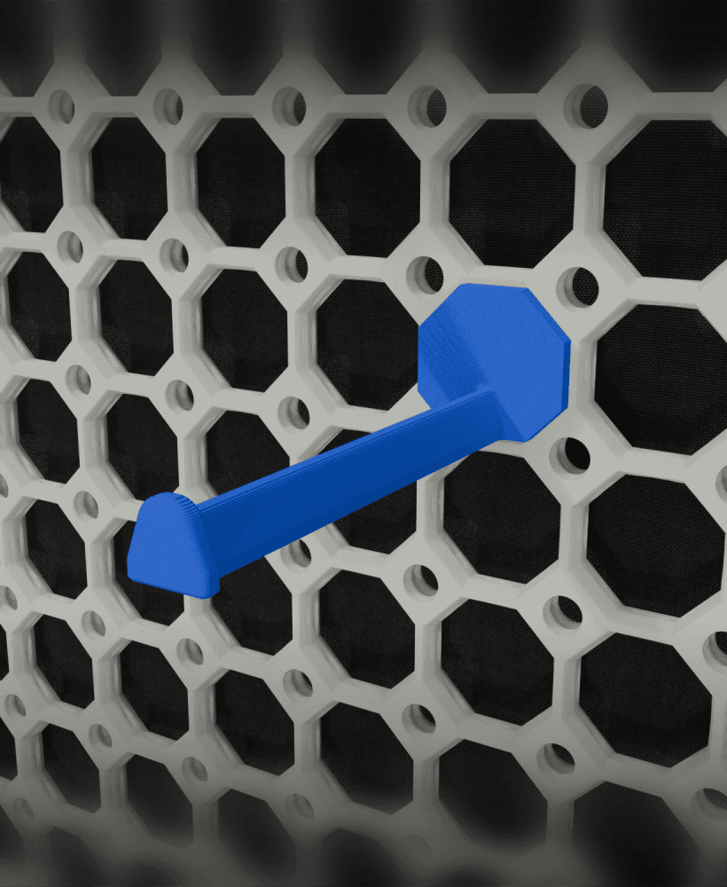 Multiboard tweezer holder 3d model