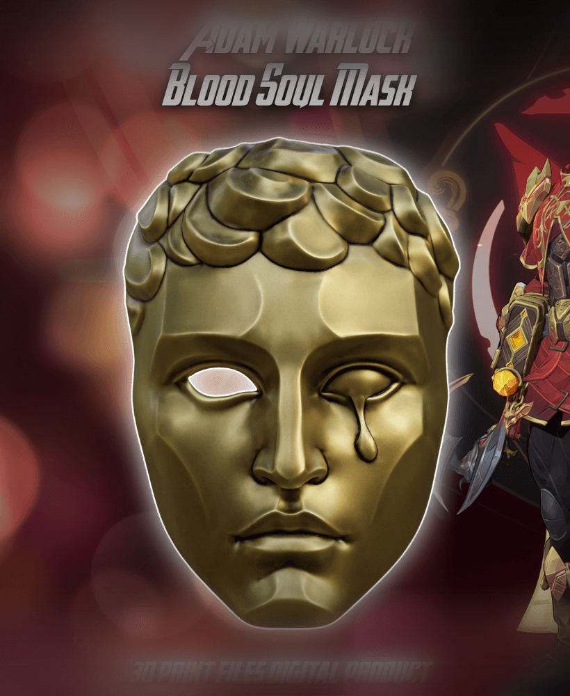 Blood Soul Mask Adam Warlock Marvel Rivals 3d model