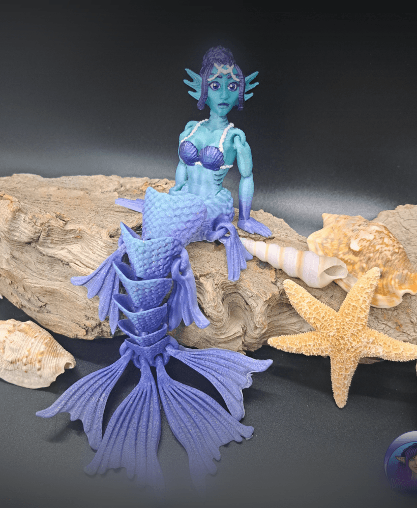 Mermaid Kailani - Articulated 3d model