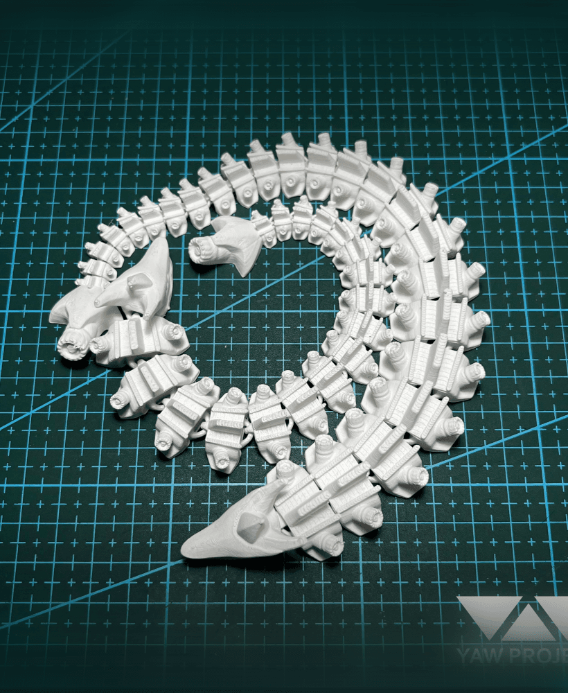 Flexi Mecha Dragon 3d model