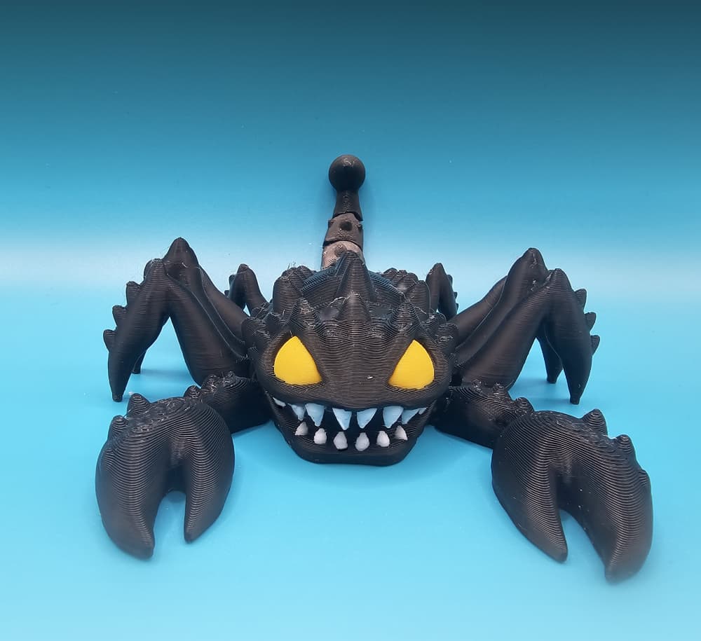 scorpion flexi 3d model