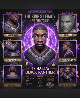 Black Panther 3d model