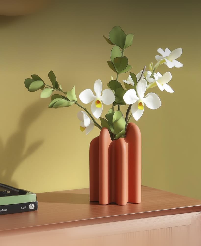 Arco Vase – Modern 3D-Printed Home Decor with Elegant Curves 3d model