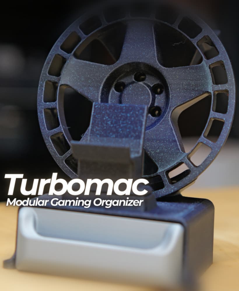 Turbomac Gaming Organizer V1 – fifteen52 Inspired Modular Desk Dock 3d model