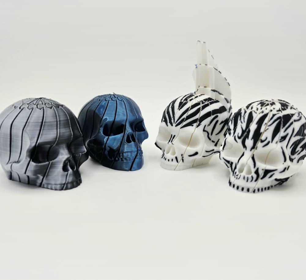 Mini Twist Fidget Skull Collection 3d model