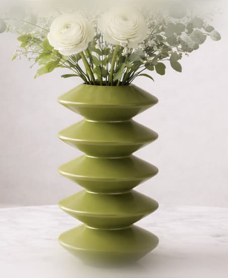 STACKED DISC VASE 3d model