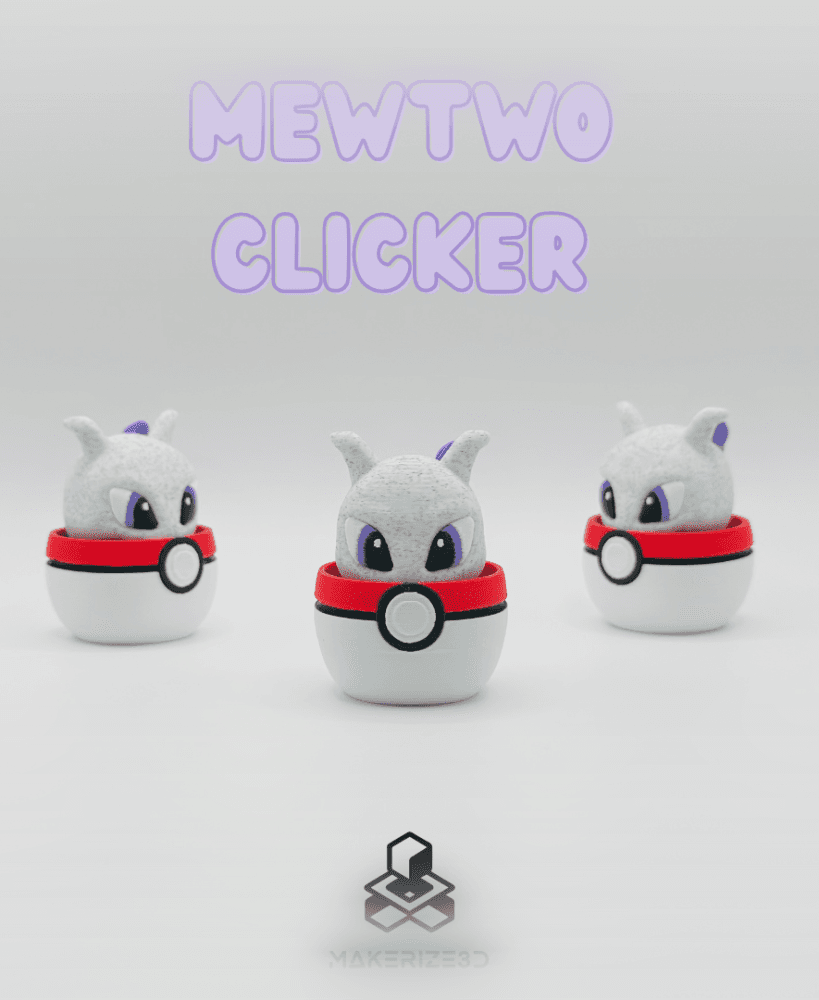 Mewtwo Clicker 3d model