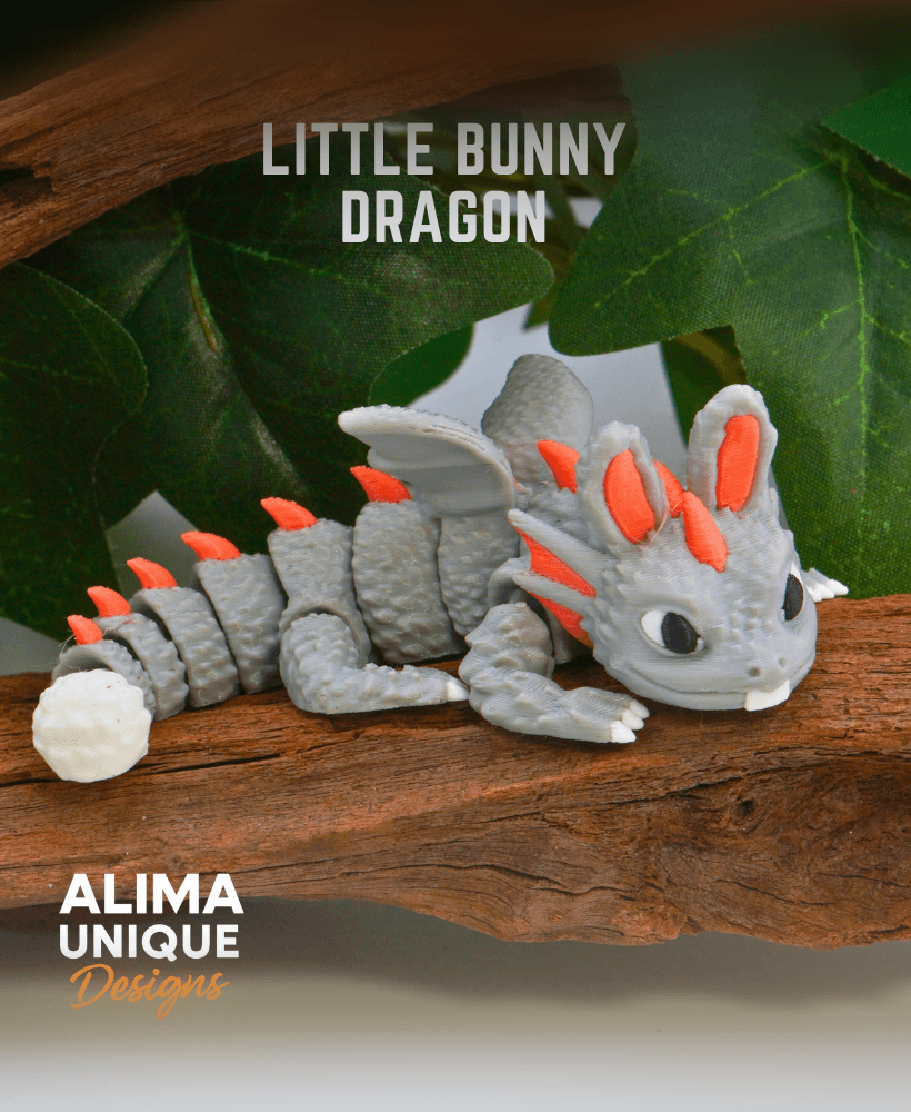 Little Bunny Dragon 3d model