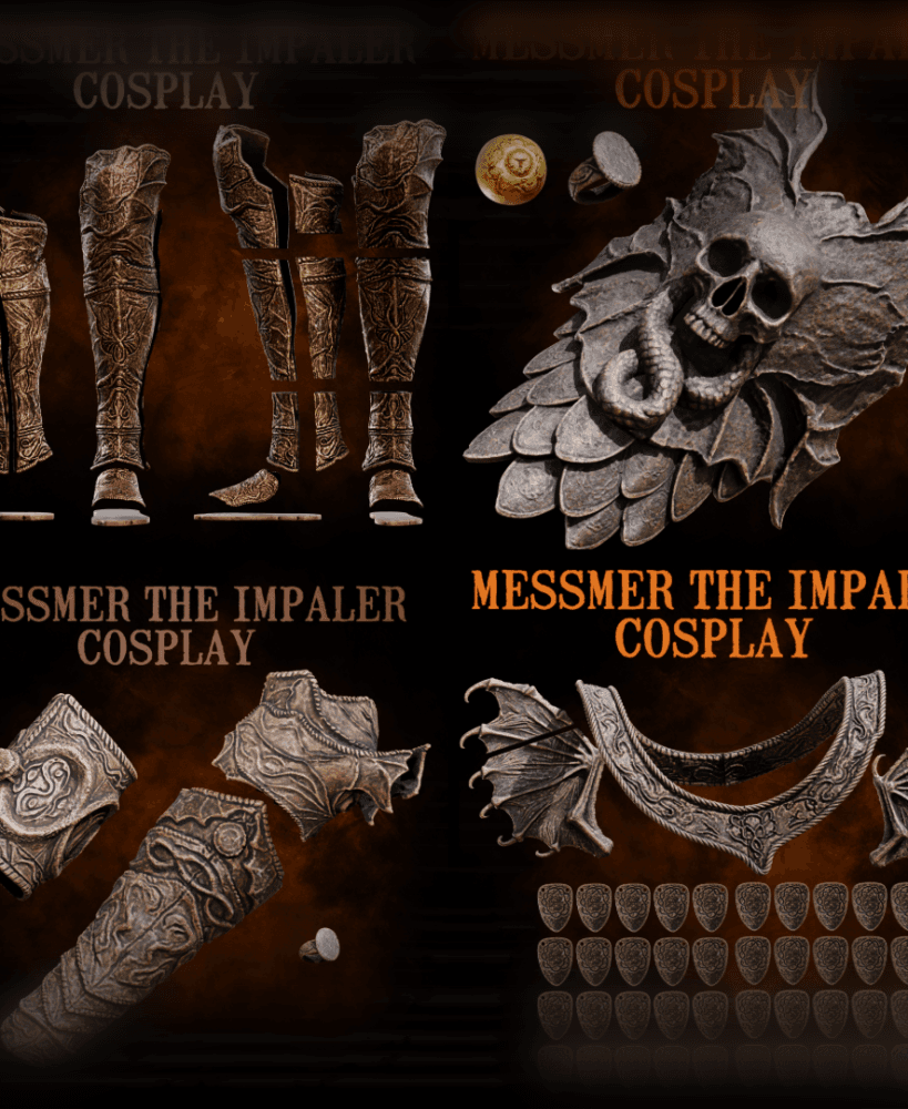ULTIMATE MESSMER THE IMPALER ARMOR PACKAGE life size cosplay - Elden Ring Shadow of the Erdtree Fan 3d model