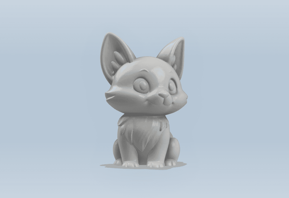 Cute Fox 3d model