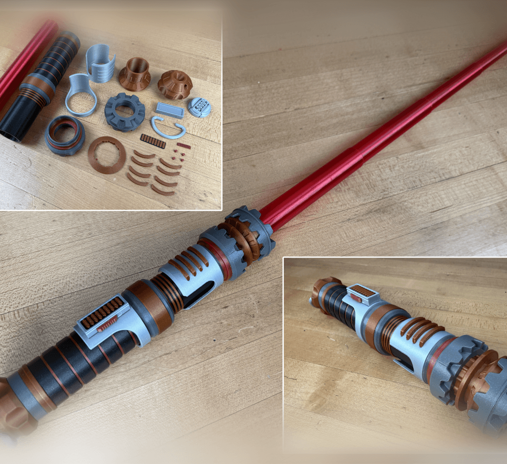 The Incinerator Collapsing Lightsaber 3d model
