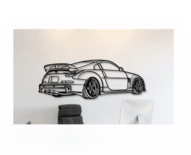 Nissan - 350 Z Wall Art 3d model