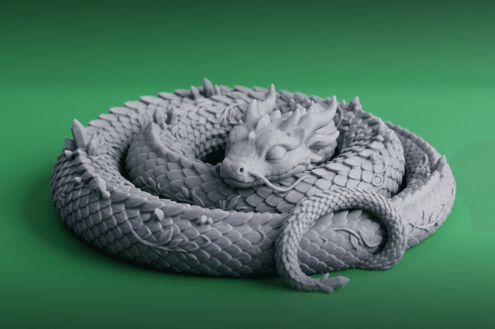 The Dungeon Slumbering Snake Series: #1 3d model