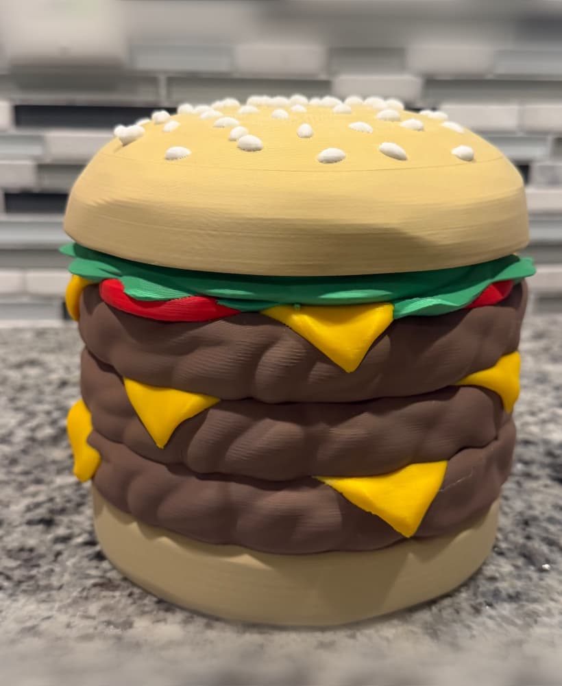 Burger Deck Box 3d model