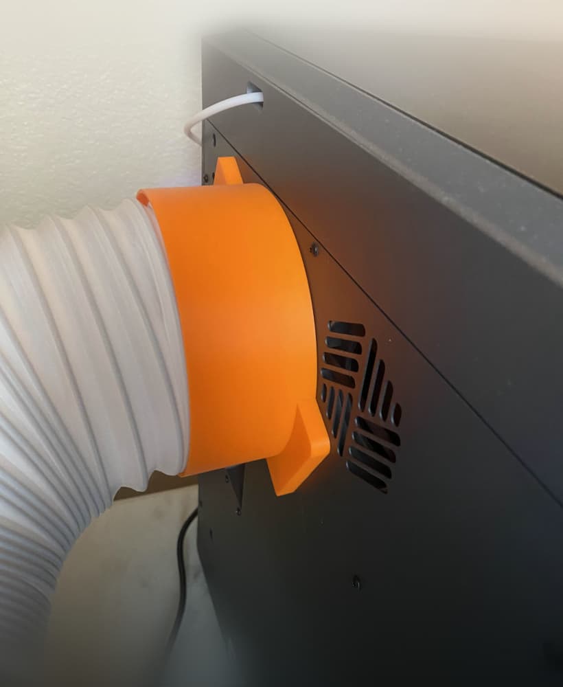 Centauri Carbon Magnetic Exhaust Fan Duct 3d model