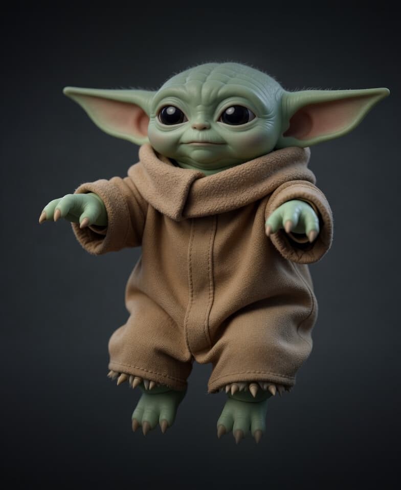 Grogu Monitor Pal 3d model