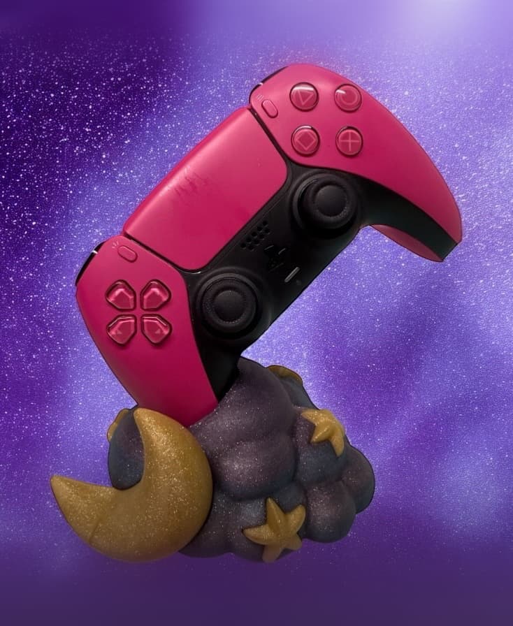 Cloud Moon PS5 Controller Stand 3d model
