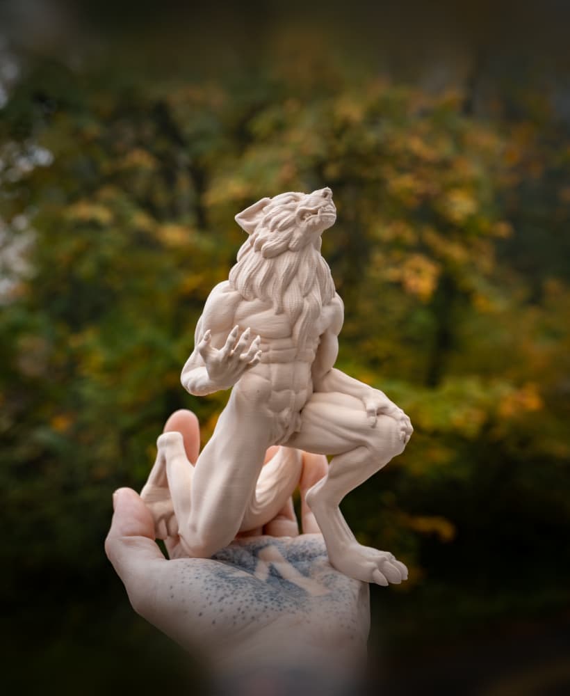 Howling Werewolf - Halloween 2024 Fabled Creatures Release! 3d model