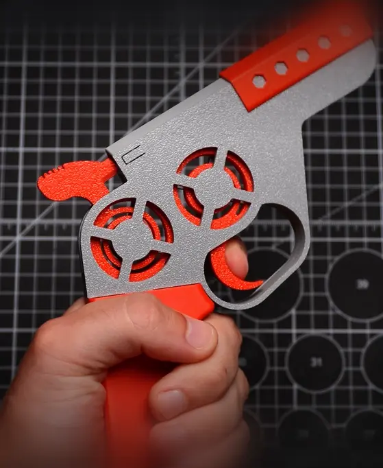 Spring Blaster 3d model
