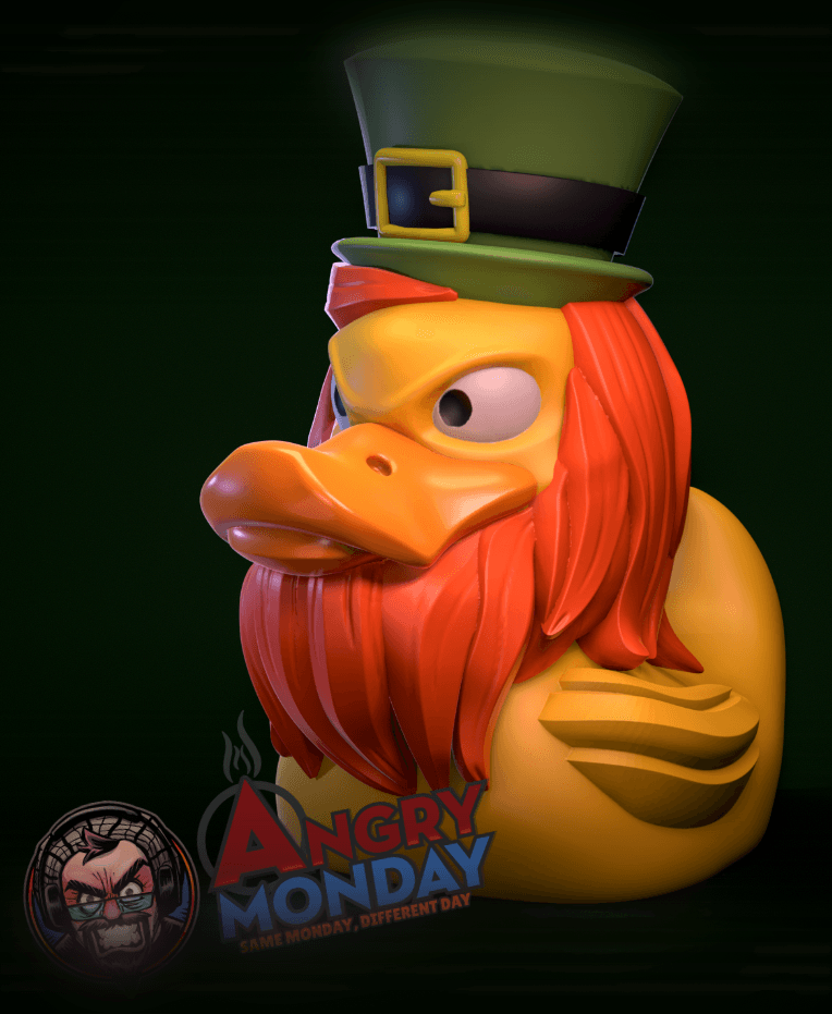 St Paddy Duck 3d model