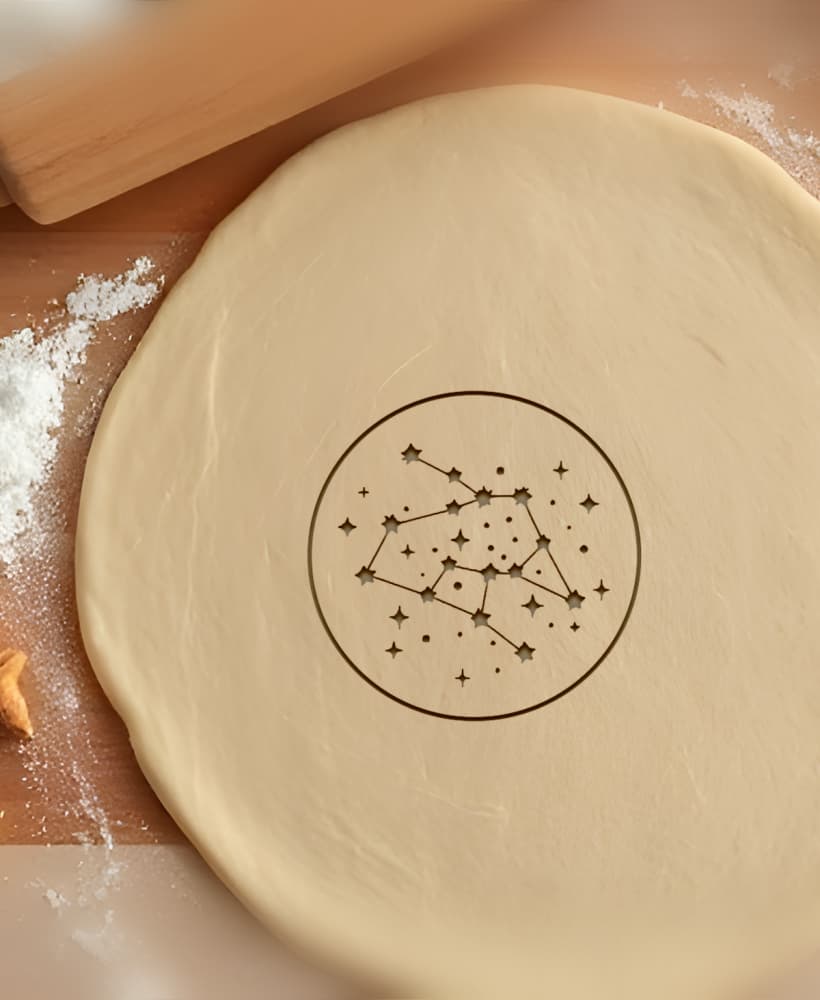 Sky Star Cookie Cutter, Biscuit Cutter 3d model