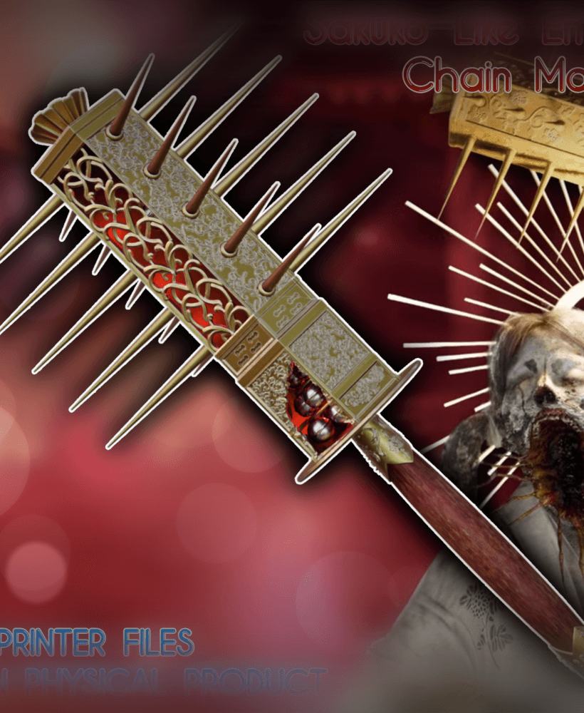 Sakuko-Like Entity Spiked Mace Silent Hill F 3d model