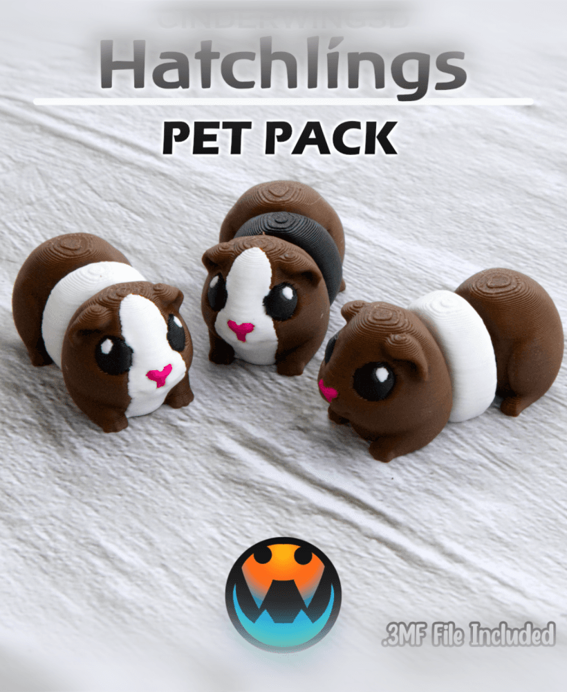 Guinea Pig - Hatchling 3d model
