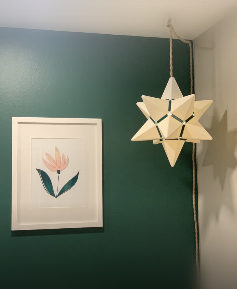 12 Point Star Lamp 3d model