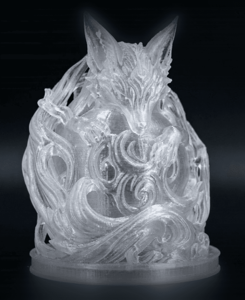 Fox Spirit Orb Lamp 3d model