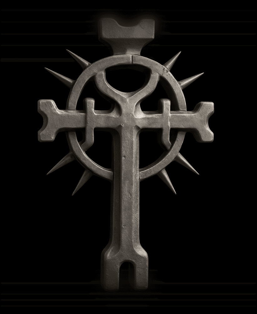SANGUINARIX CROSS LORDS OF THE FALLEN LIFE SIZE – FAN ART STL 3d model