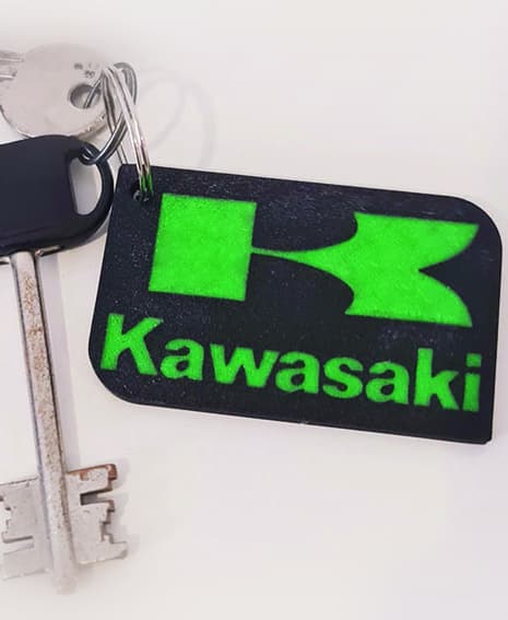 Keychain: Kawasaki I 3d model