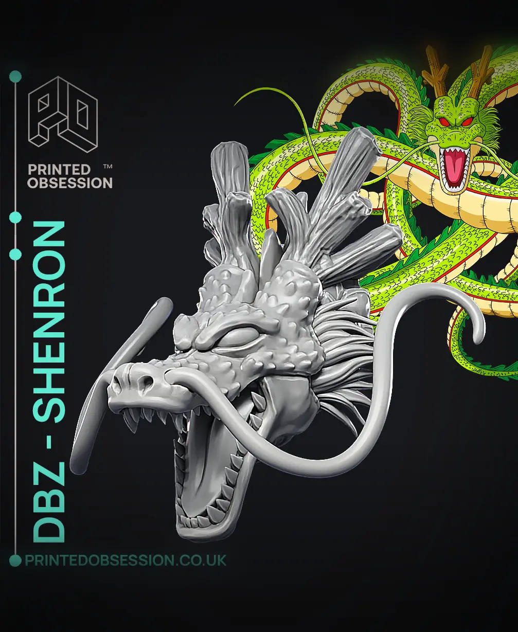 Shenron - Dragon Ball Z - Wall Decoration 3d model