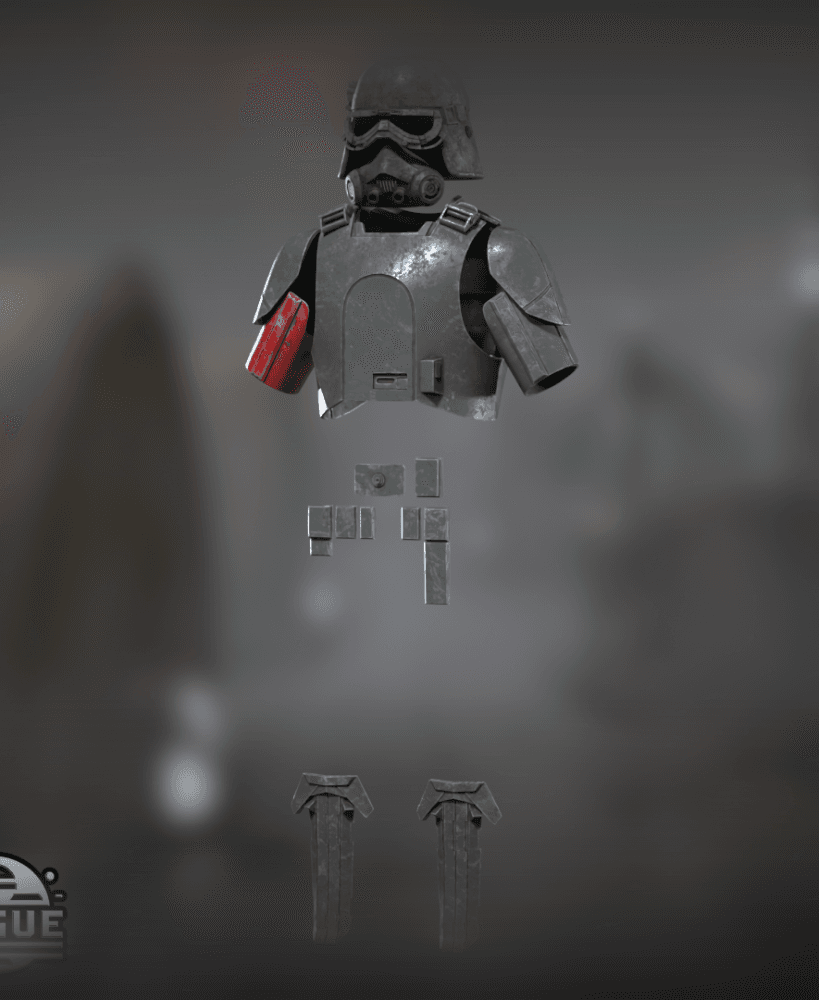 Mud Trooper Armor Set 3d model