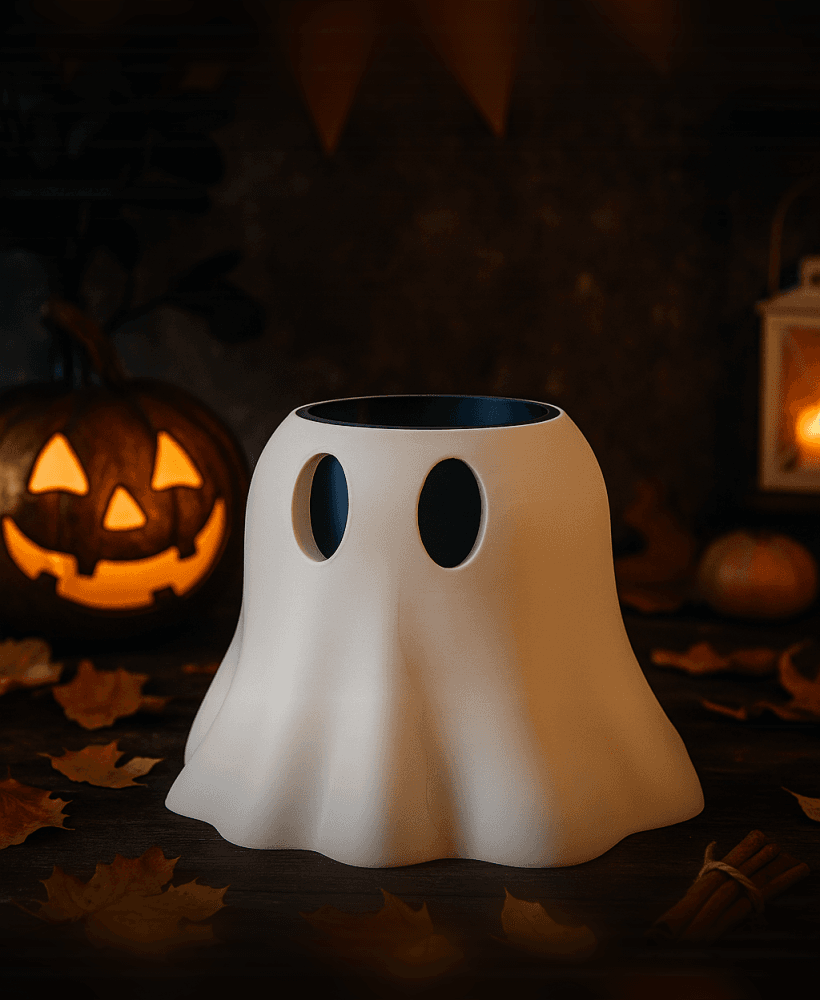 Ghost Pot & Vase – Halloween Planter & Spooky Decor 3d model