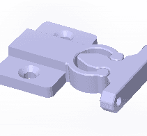 Remix of Door Catch 3d model
