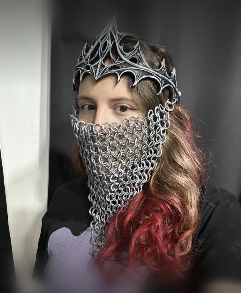 Chainmail Veil Crown 3d model
