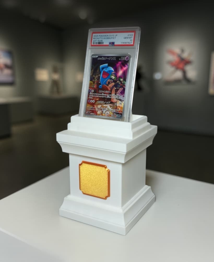 Slab Pedestal – Graded Card Display Stand 3d model