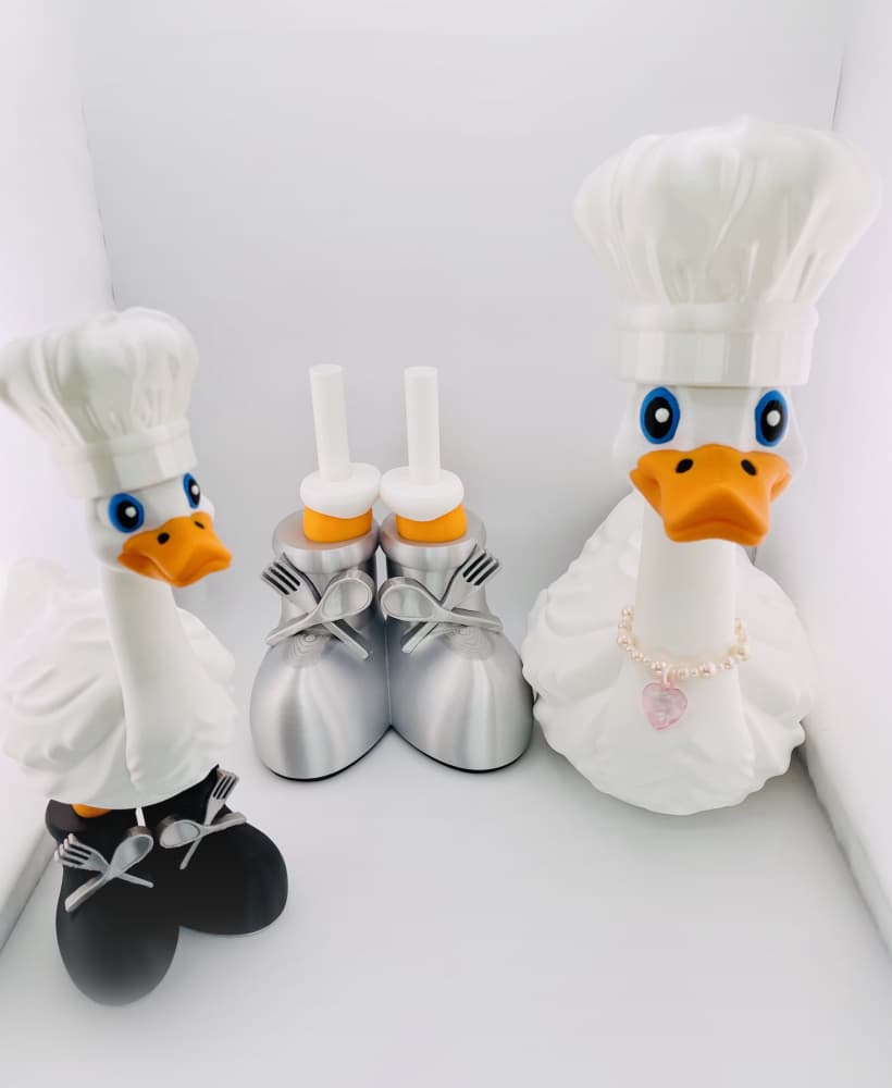 Chef Goose Gear for Porch Goose 3d model