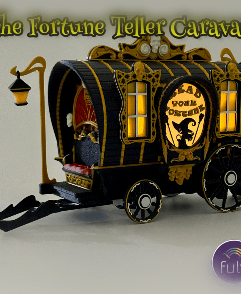 THE FORTUNE TELLER CARAVAN 3d model
