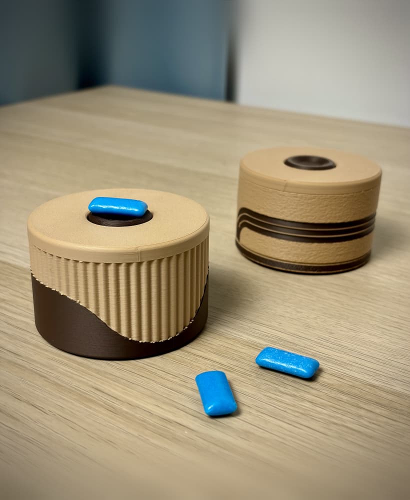 Gum Dispenser | Candy & Pill Container | Storage Box 3d model
