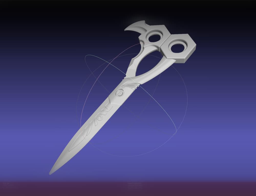 Gachiakuta Riyo Ripper Scissors Movable Assembly 3d model