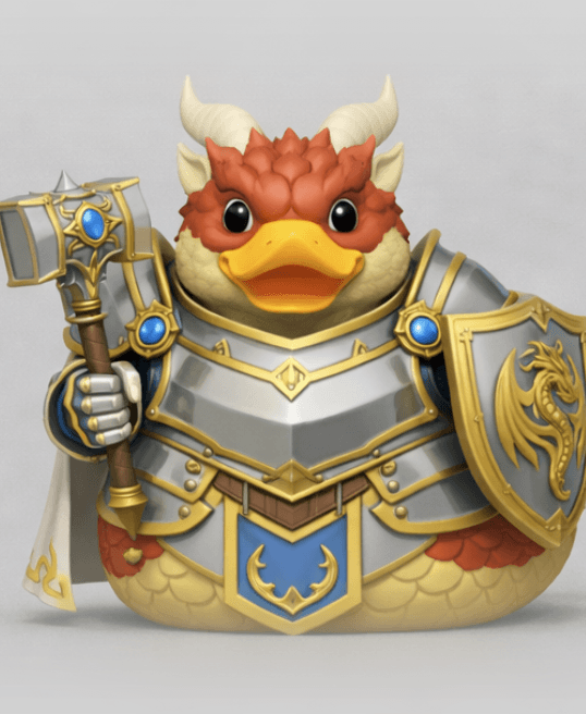 Dragon Paladin Duck 3d model