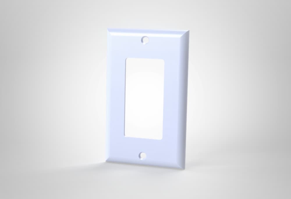 Single Gang Light Switch Cover 3d model