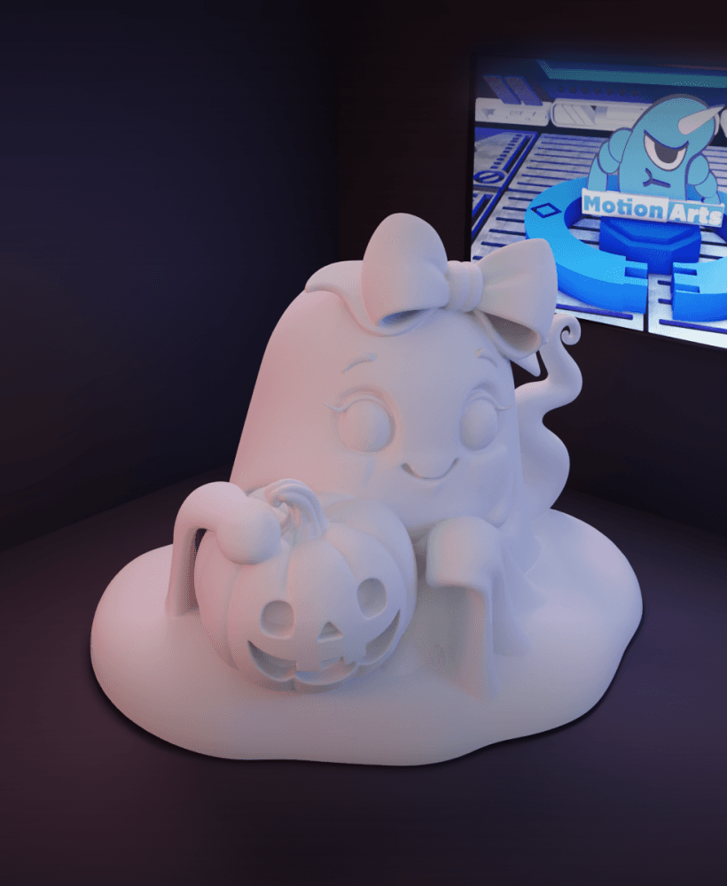 Fantasminha Abobora.stl 3d model