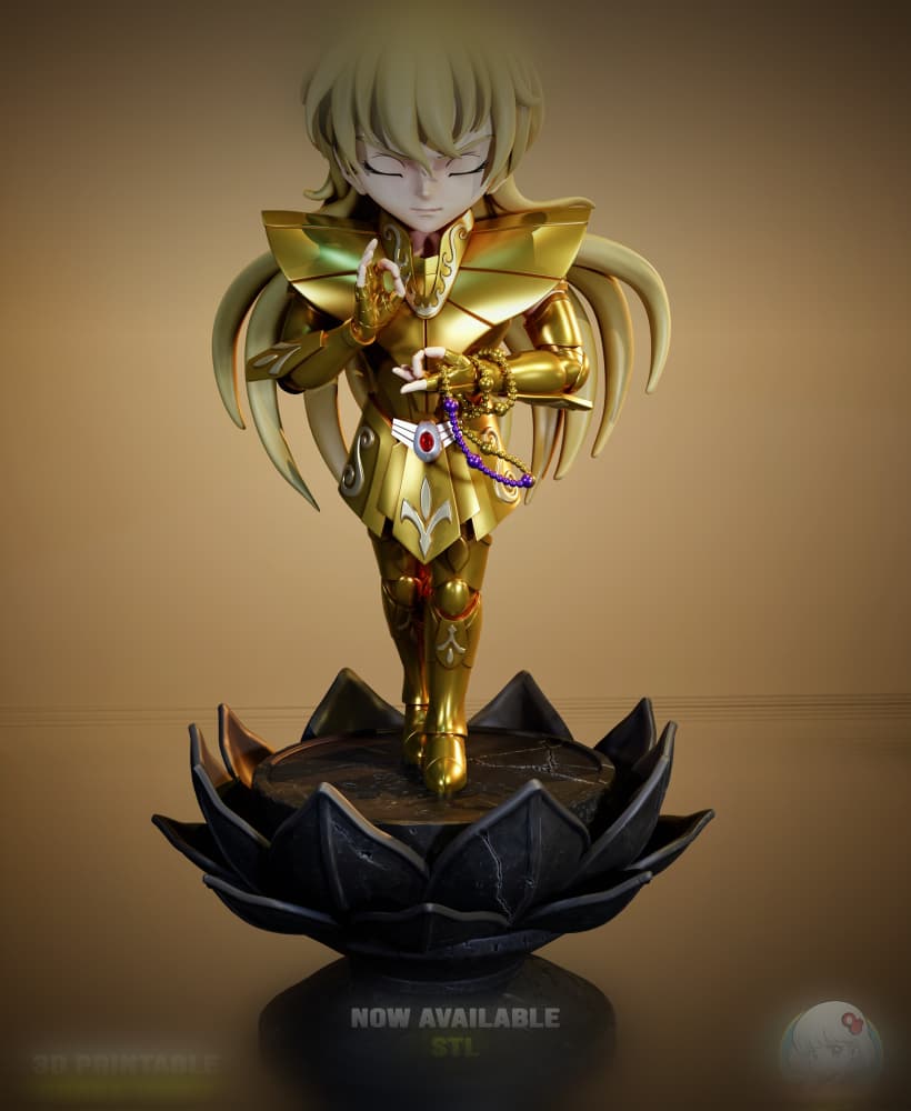 Saint Seiya Shura Chibi - Premium Collectible 3d model