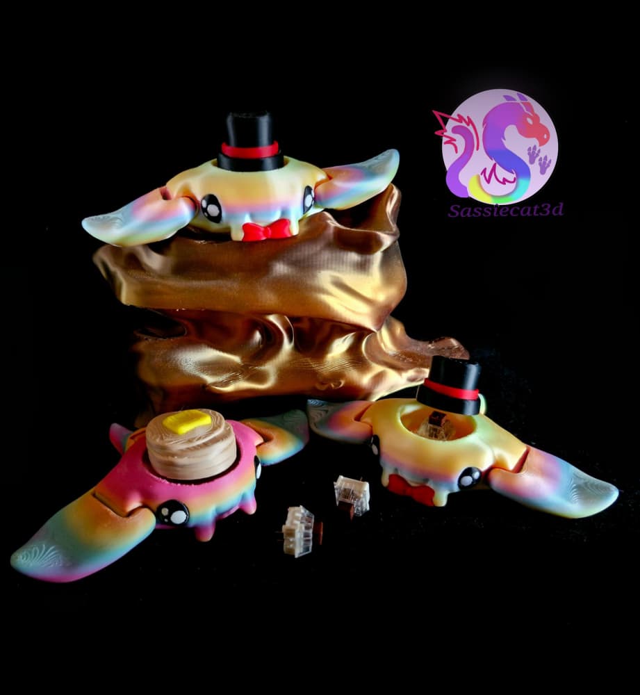 Manta Ray Clicker Collab Abbycat3d (Personal Use) 3d model