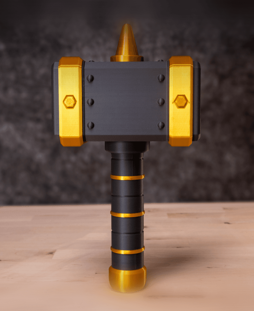 Knight’s Hammer Kit | No AMS, No Support, No Glue 3d model