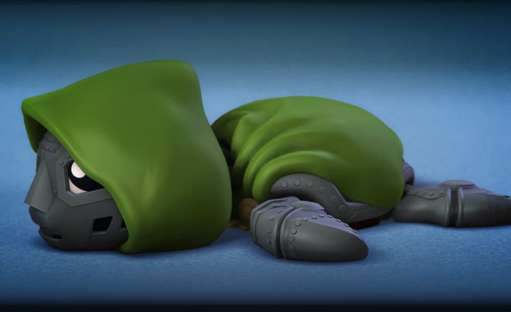 Super Turtle Dr Doom 3d model