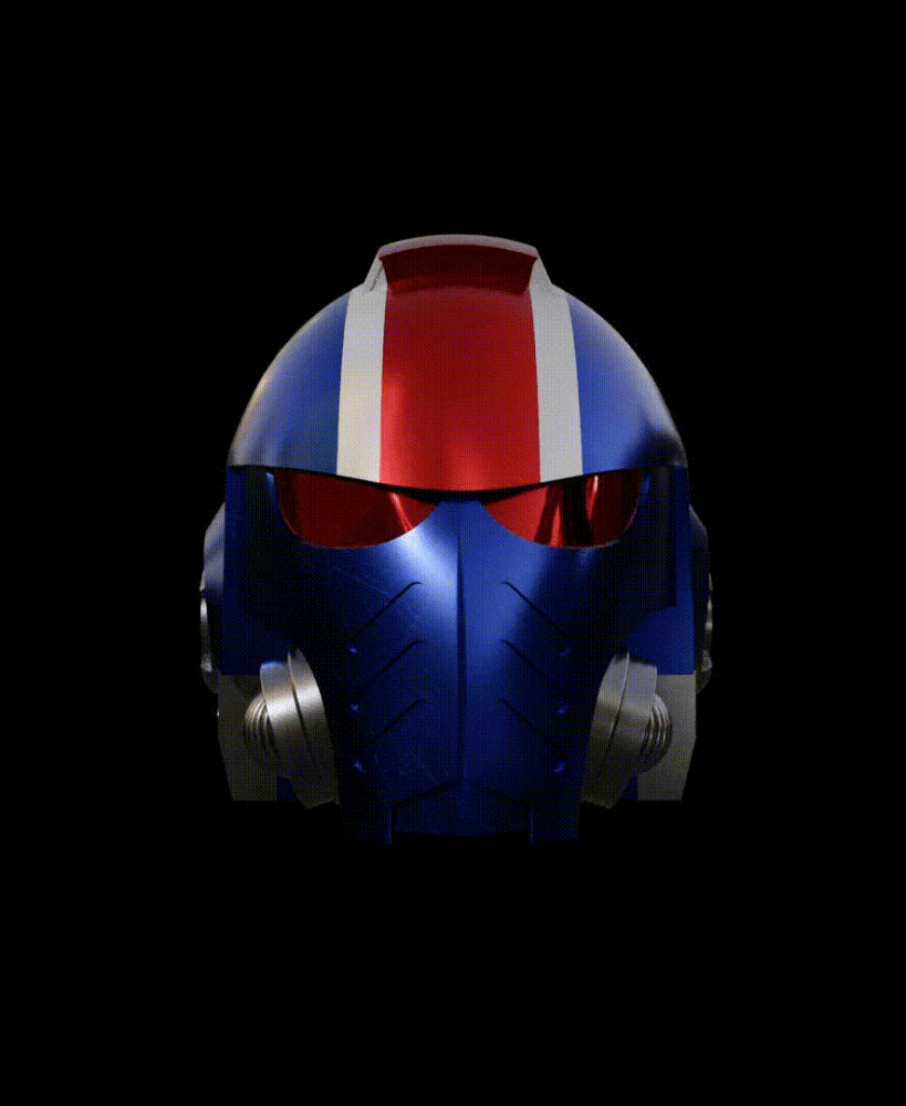 Sci-fi helmet 3d model