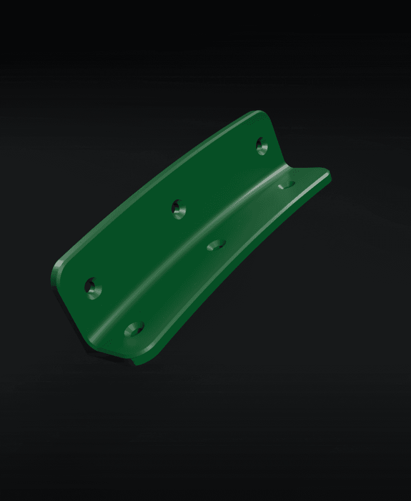 Curved bracket 3d model